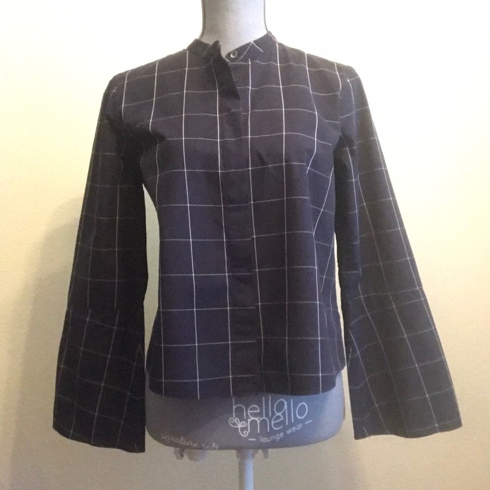 Madewell - Checkered Button Down Top